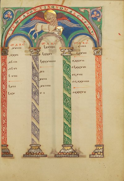 Canon Table Page by Unbekannt Unbekannt